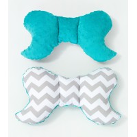 Anti-shock vankúšový motýľ - MINKY - Ciky-Caky/nevädzomodrá +19,00€